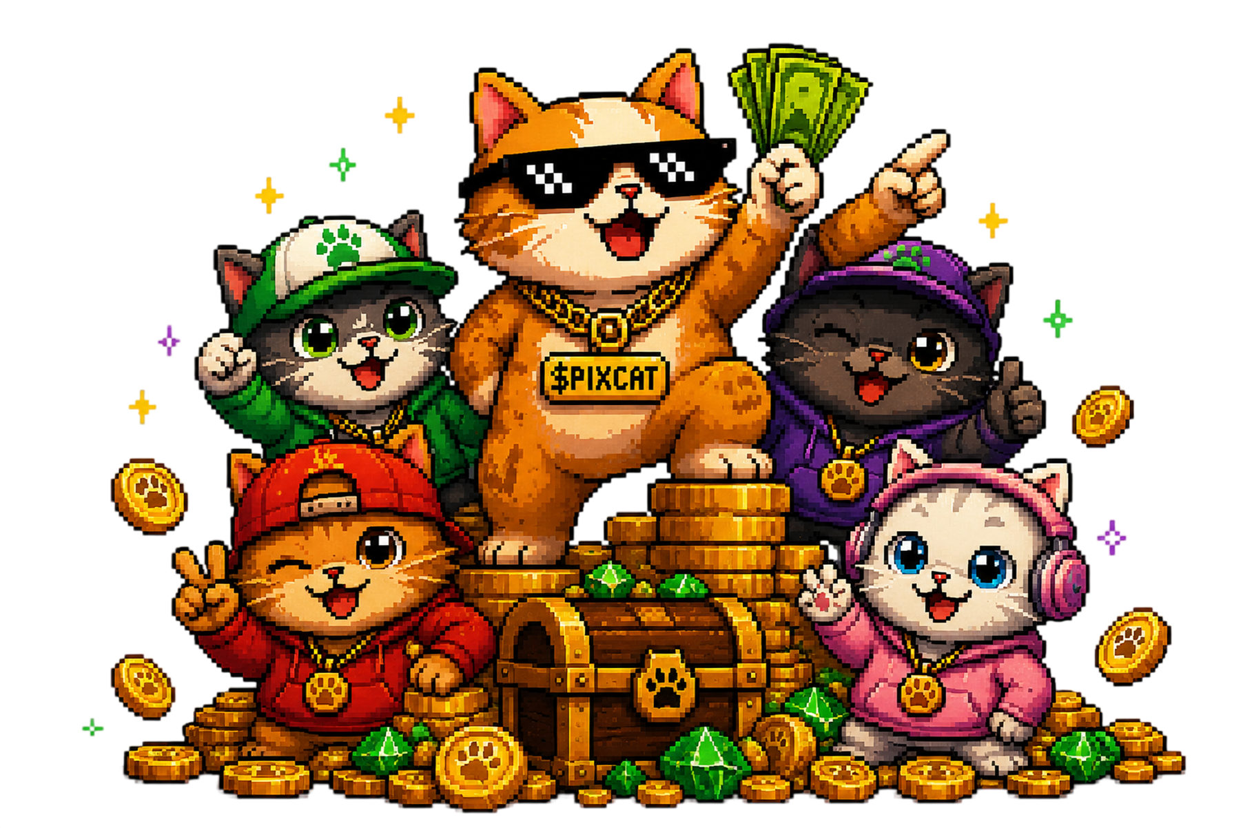 Pixel Cat Commander