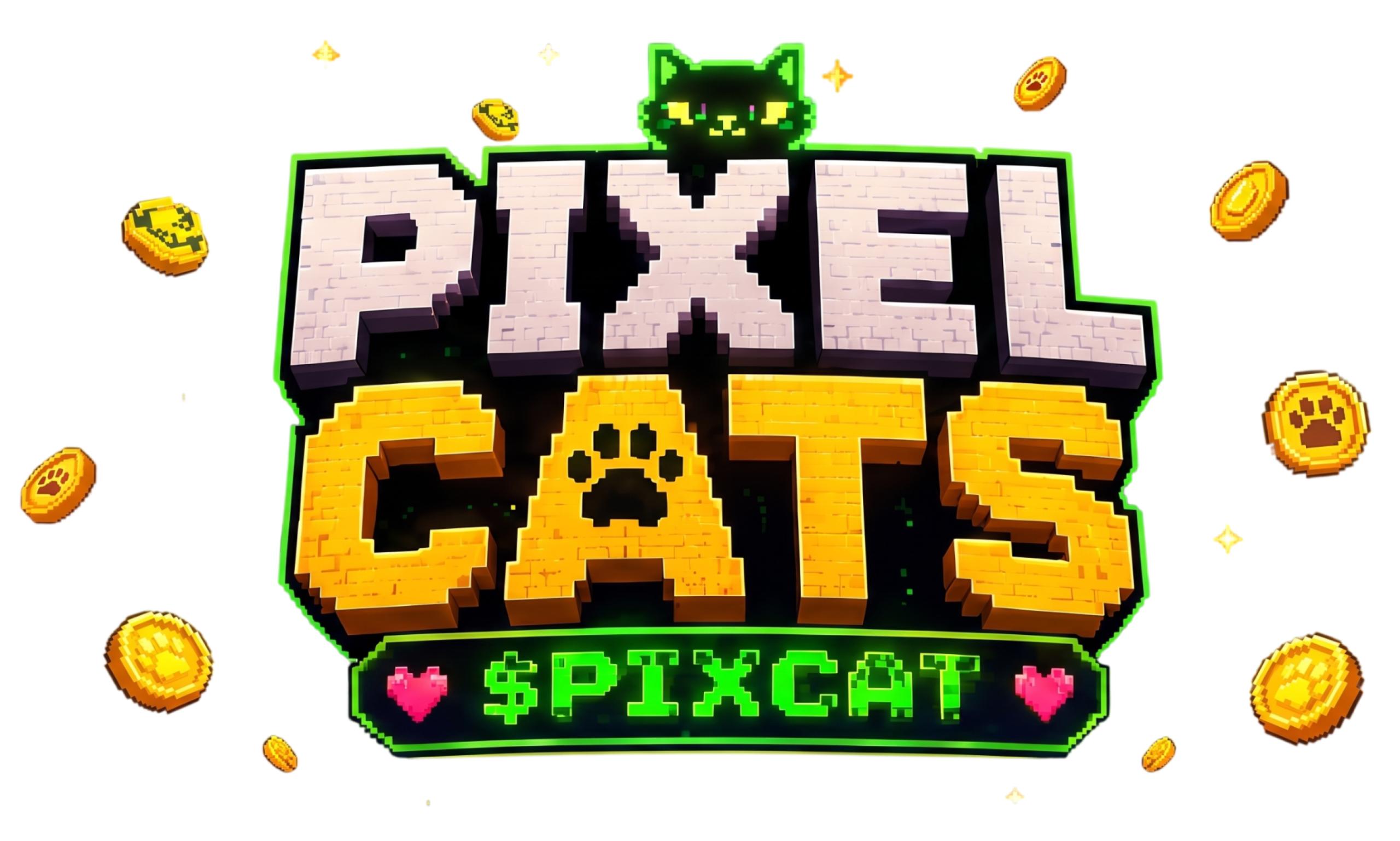 Pixel Cats Main Logo